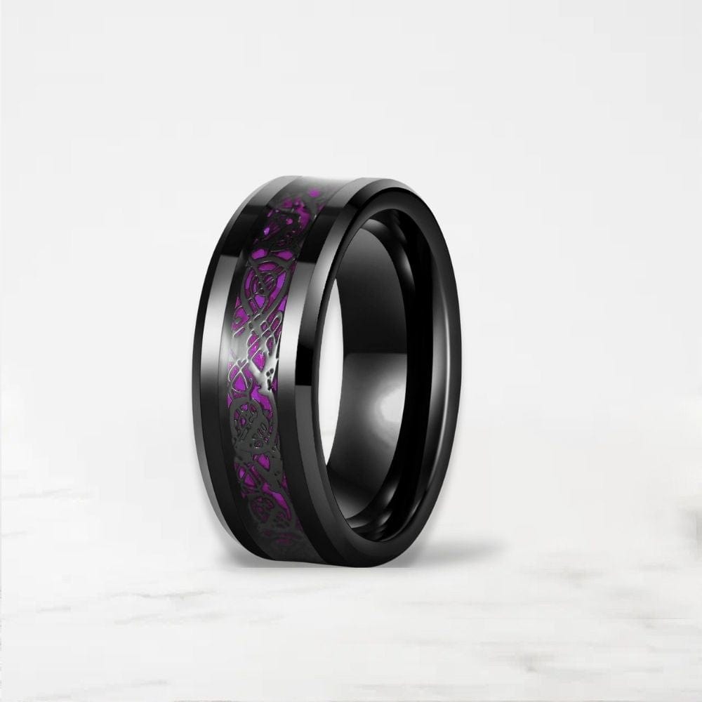 Noir / Lui / 49 Bague Couple