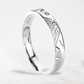 Argent / Pour Lui Bague Couple