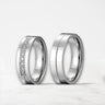 Argent / 57 / 49 Bague Couple