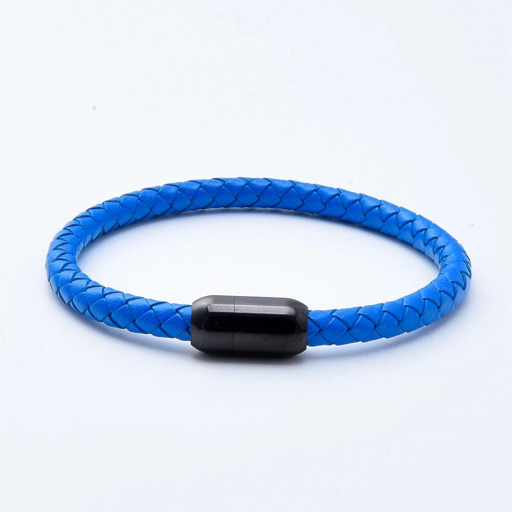 Bleu / Noir / 19cm Bracelet d'amitié