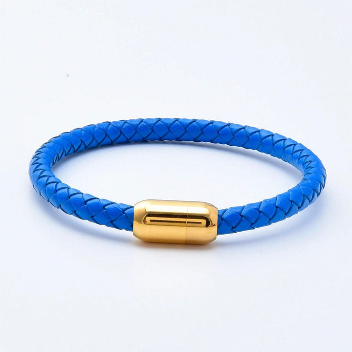 Bleu / Or / 19cm Bracelet d'amitié