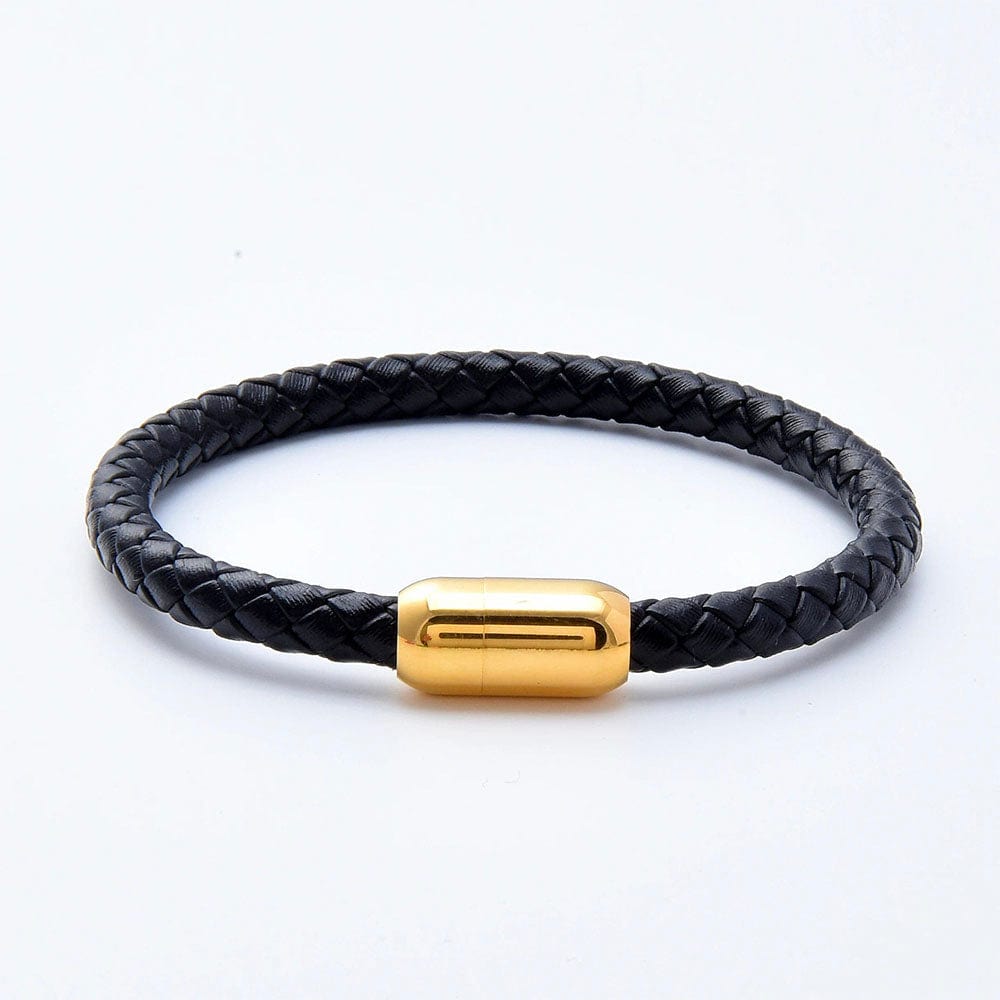 Noir / Or / 19cm Bracelet d'amitié