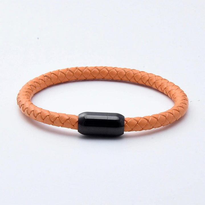 Orange / Noir / 19cm Bracelet d'amitié