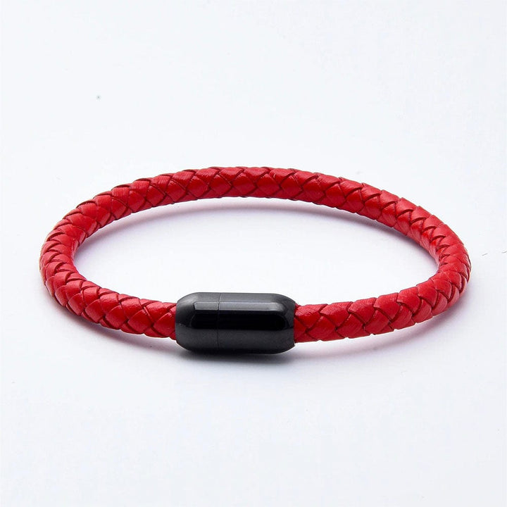 Rouge / Noir / 19cm Bracelet d'amitié