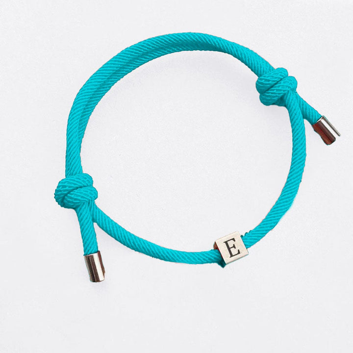 A / Turquoise / Adjustable Bracelet Couple