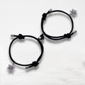 Noir / Ajustable Bracelet Couple