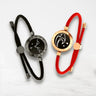 Noir-Rouge / Ajustable Bracelet Couple