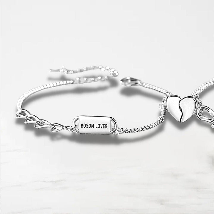 Elle / Argent Bracelet Couple