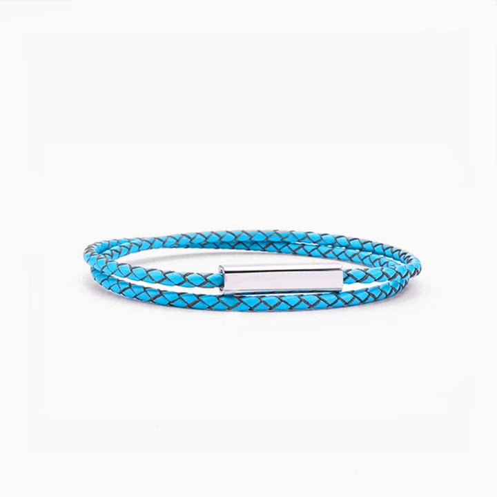 Bleu Bracelet Couple personnalisé