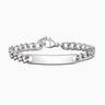 Argent / 16cm-19cm Bracelet Couple personnalisé