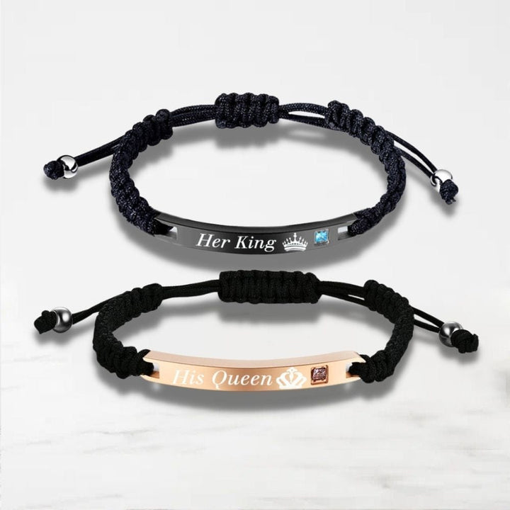KING-QUEEN / Ajustable Bracelet Couple