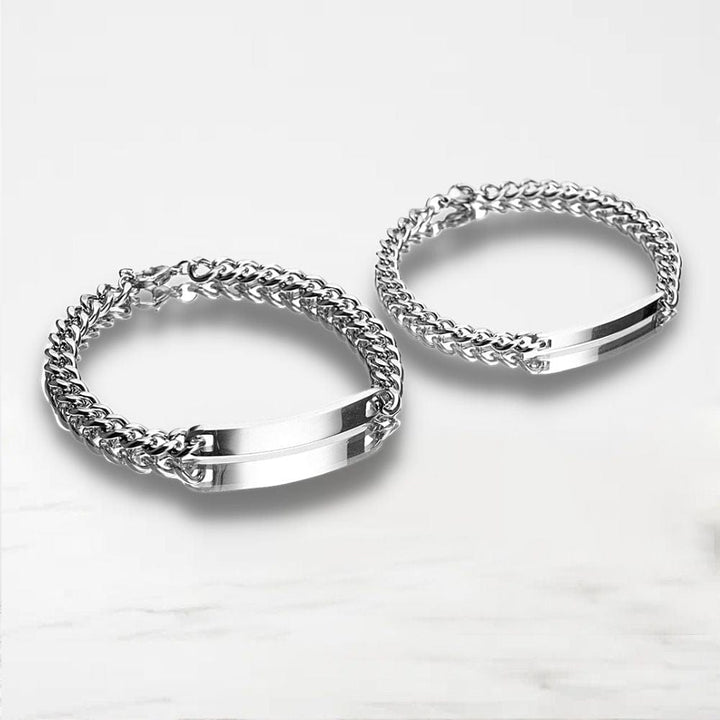 Argent Bracelet Couple