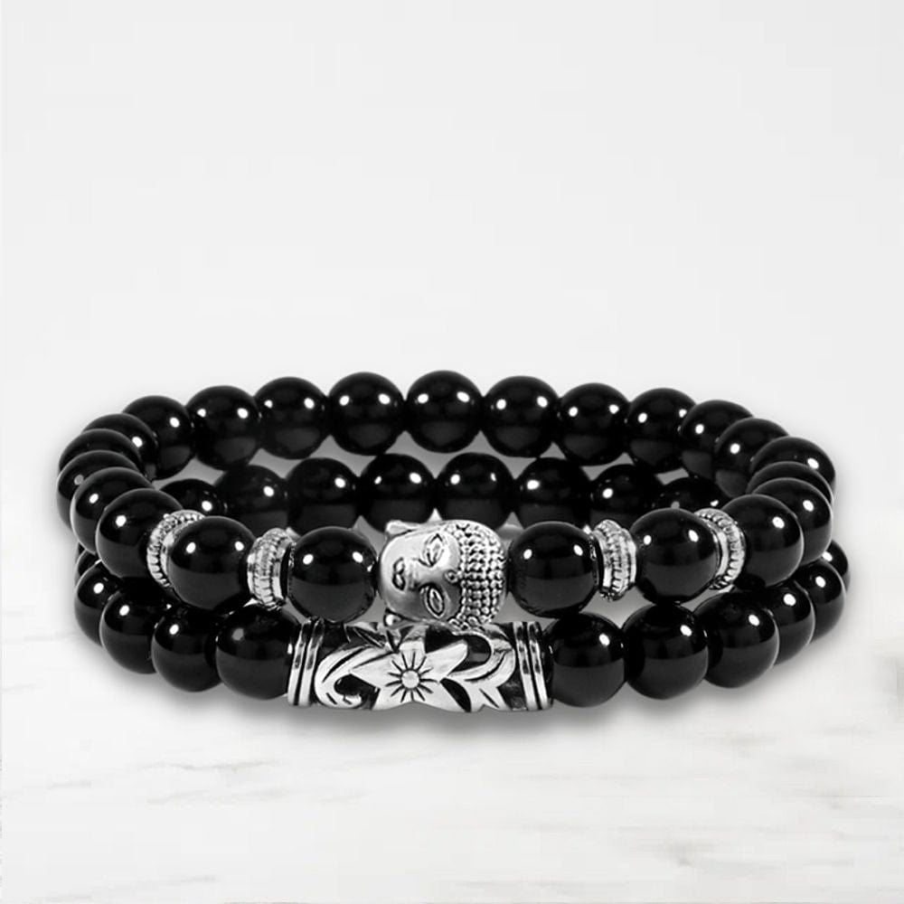 Noir / 17cm Bracelet Couple