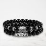 Noir / 17cm Bracelet Couple