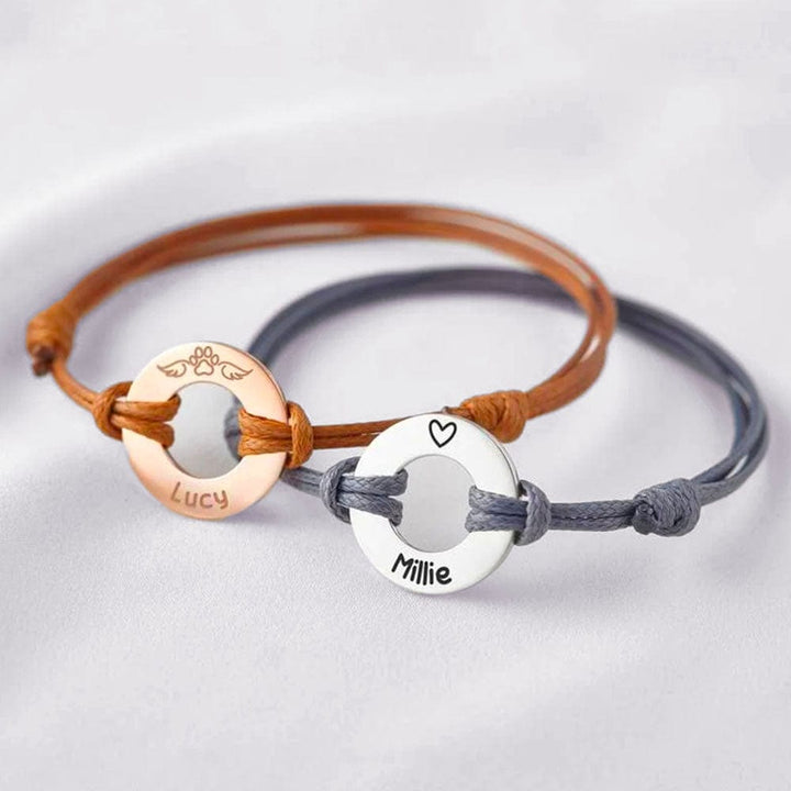 Bracelet Cuir Couple Personnalisable