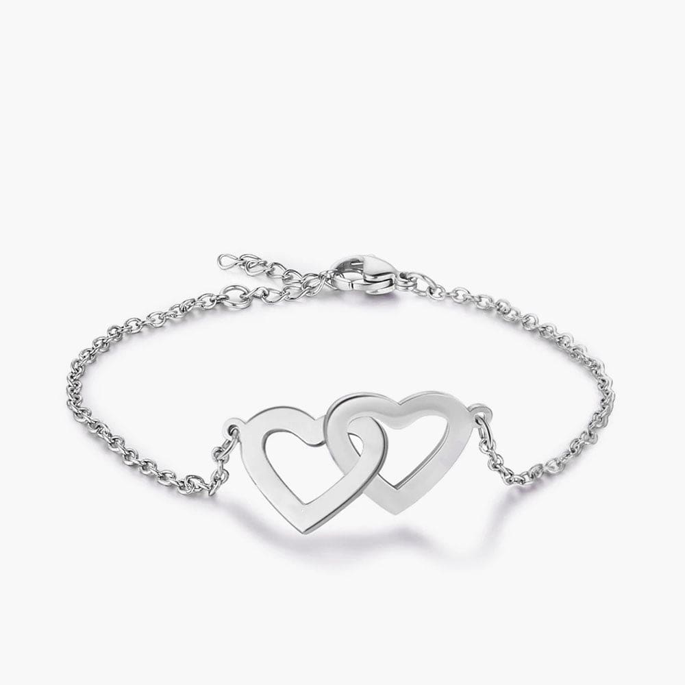 Bracelet d'Amitié Pour 2 Personnalisé Argent