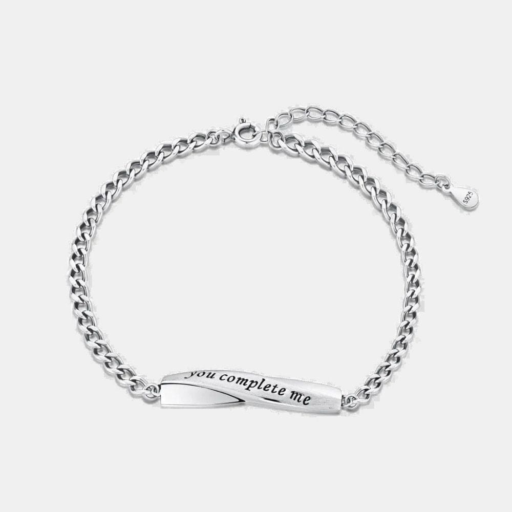 Argent / Lui Bracelet Couple