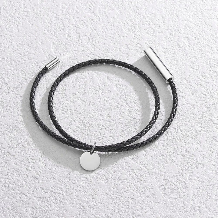 Argent Bracelet Couple personnalisé