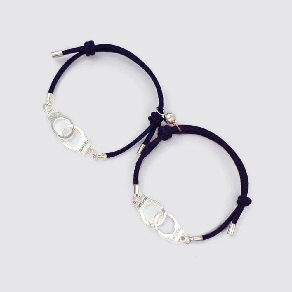 Bleu-Marine / Ajustable Bracelet Couple