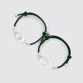 Vert / Ajustable Bracelet Couple