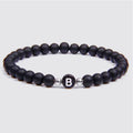 Noir-Onyx / A / 19CM Bracelet Couple