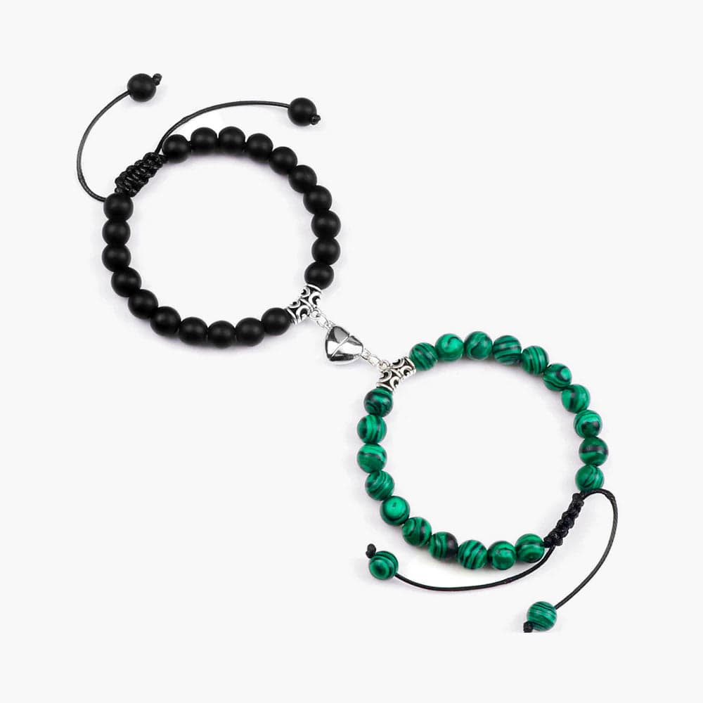 Matte-Malachite Bracelet d'amitié