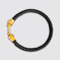 Noir / 17cm / Or Bracelet Couple