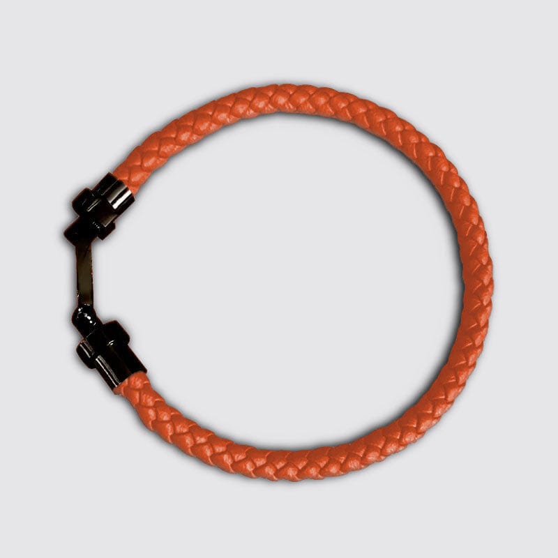 Orange / 17cm / Noir Bracelet Couple