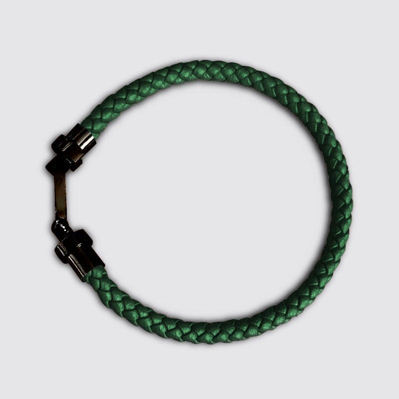 Vert / 17cm / Noir Bracelet Couple