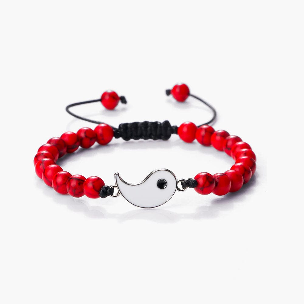 Rouge / Yang Bracelet d'amitié