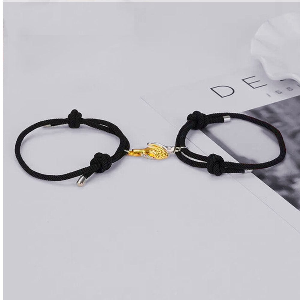 Noir / Ajustable Bracelet Couple