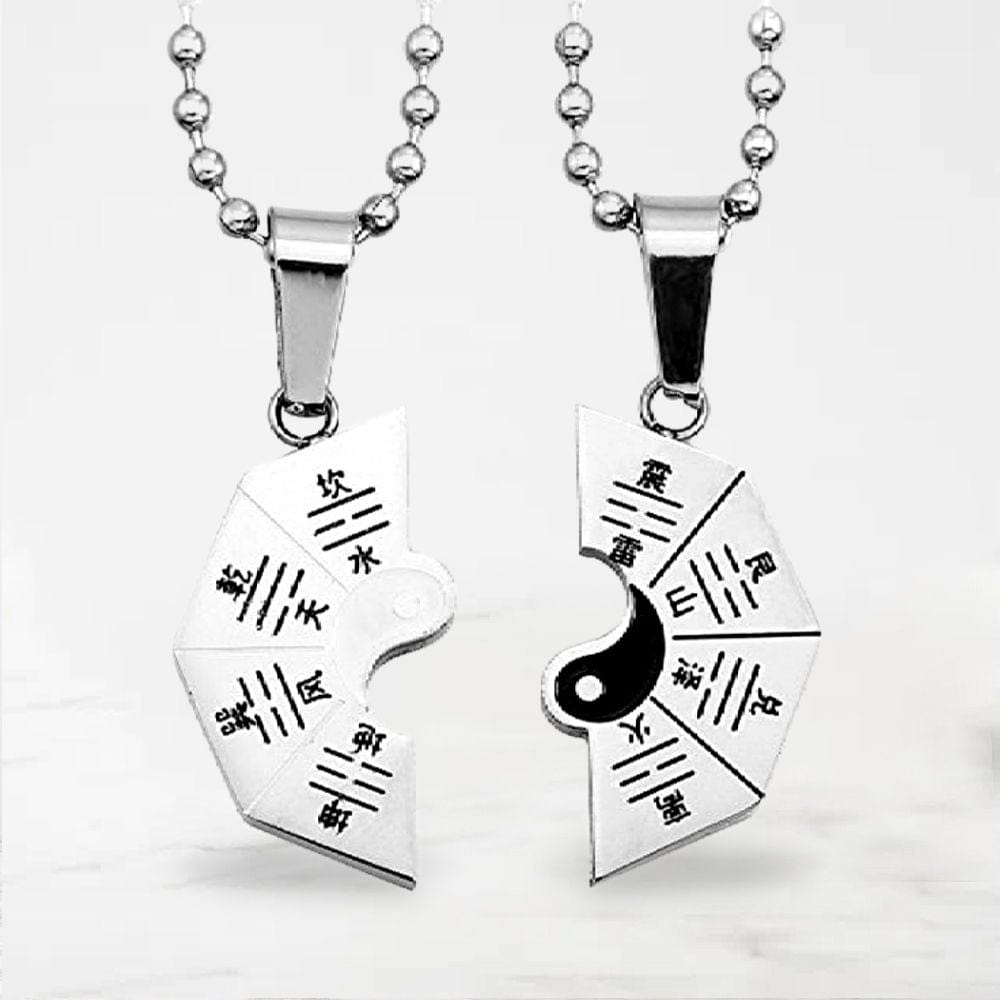 Argent Collier Couple