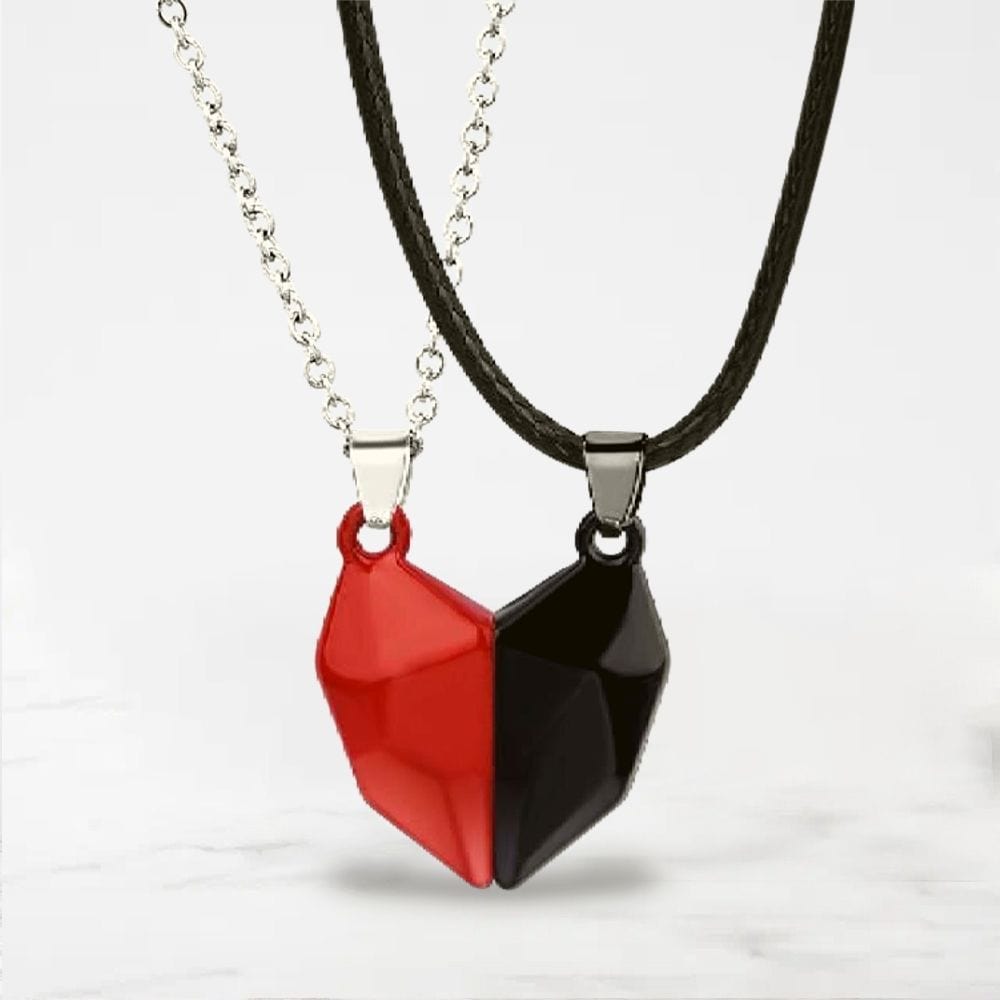 Rouge-Noir Collier Couple