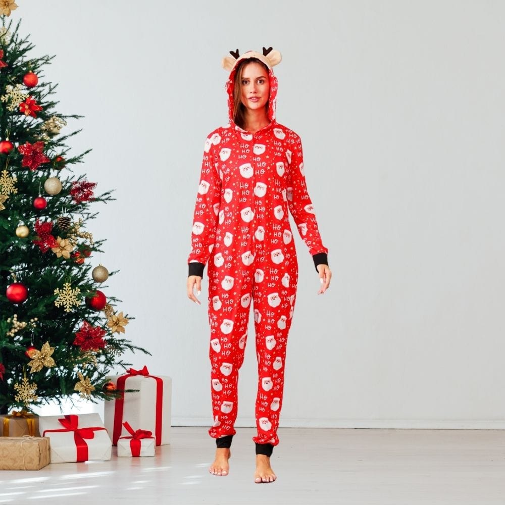 Rouge / Mère S Pyjamas Noel Famille