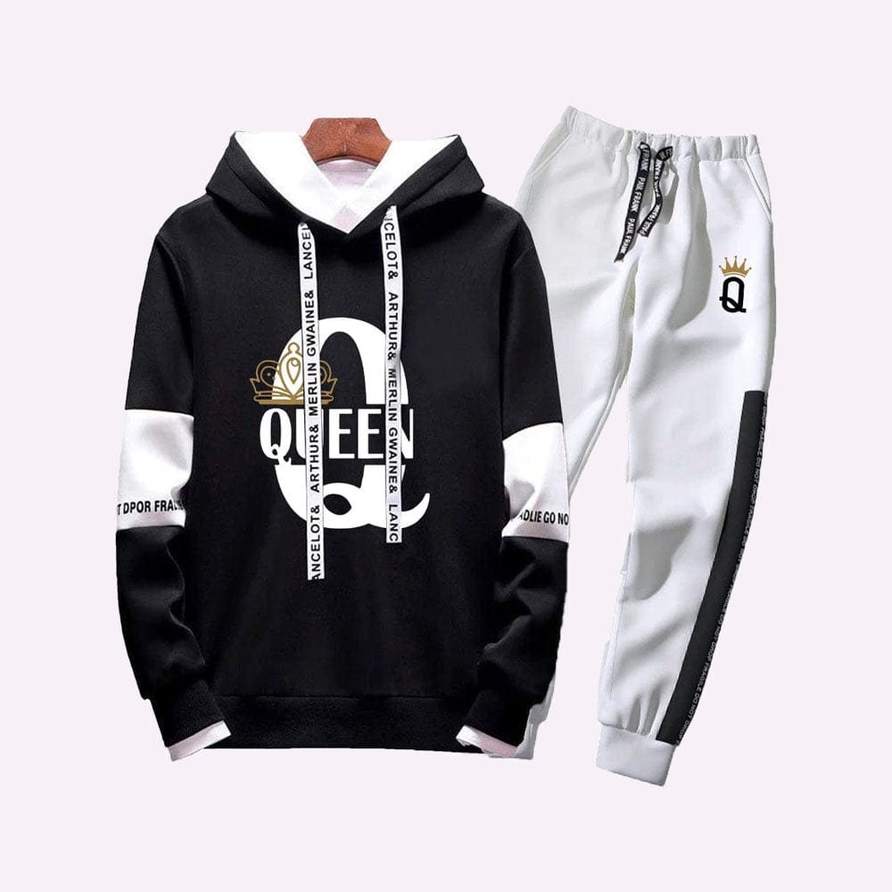 Noir Blanc / Queen / S Sweat Couple