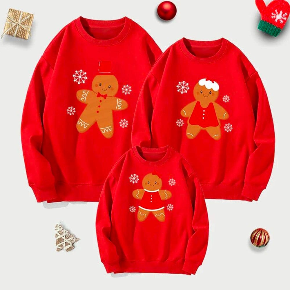 Pull De Noel Papa Et Garçon Rouge / Maman XS