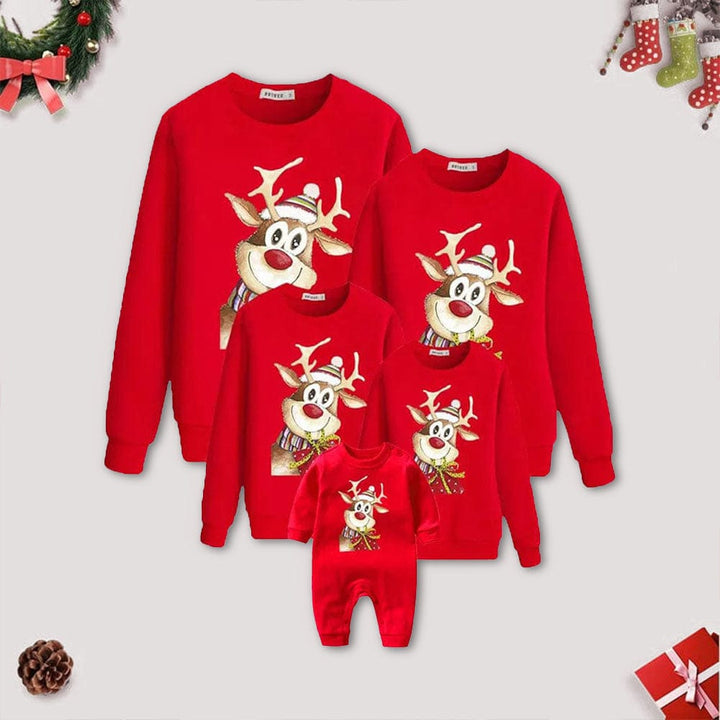 Rouge / Adulte S Pyjamas Noel Famille