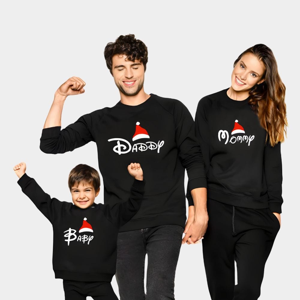 Pull Noel Assorti Parent Enfant