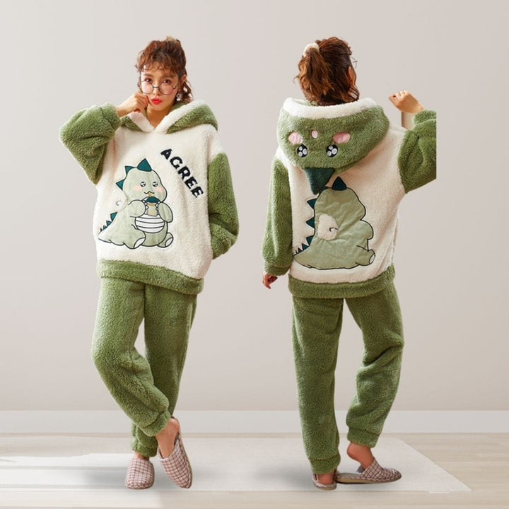 Vert / S-Femme Pyjama Couple