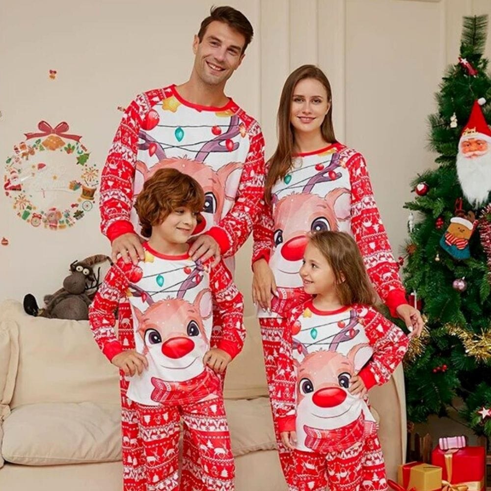 Pyjamas habillés de Noël pour toute la famille • Tous en Pyjama !