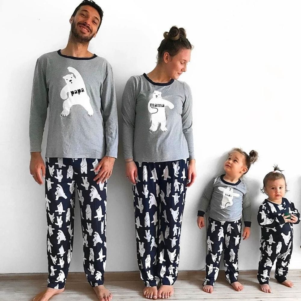 Pyjama Famille Ours