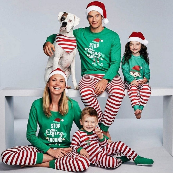 Vert / Maman-S Pyjama Famille