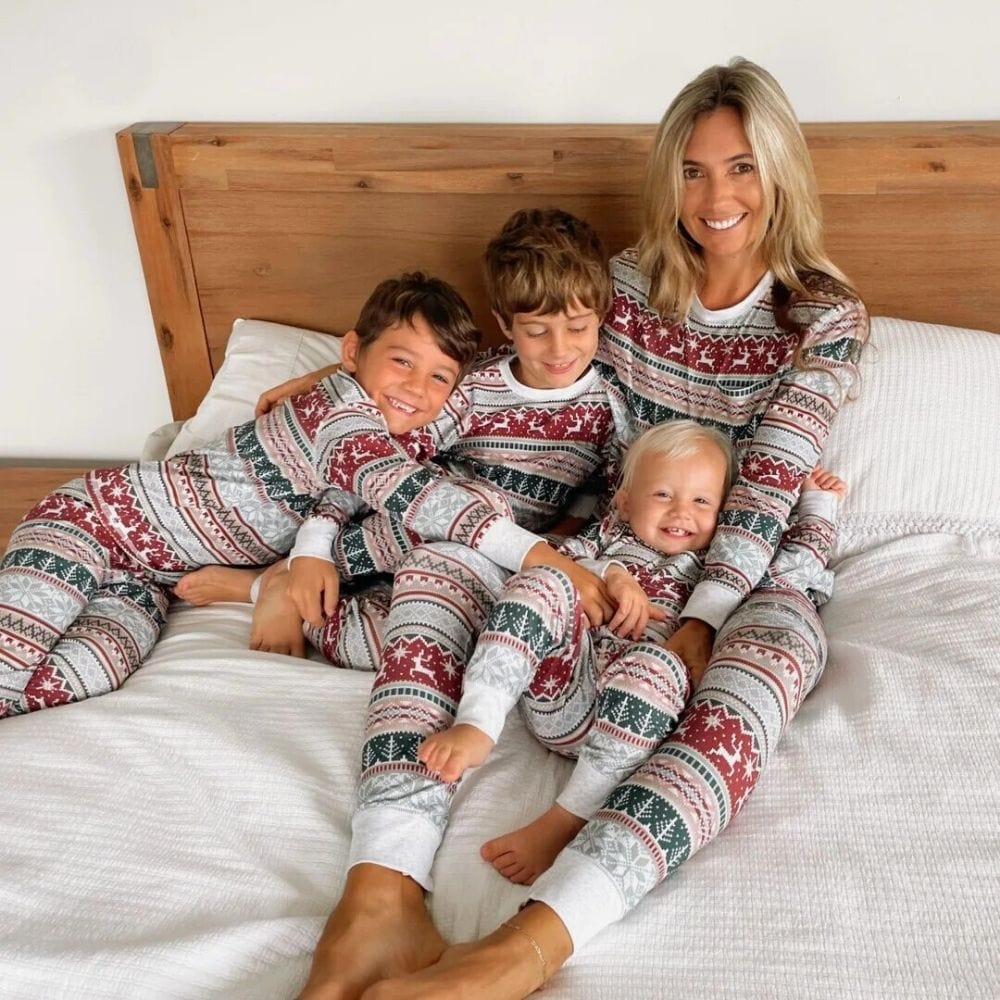 Pyjama Noel Famille Quai Des Amours