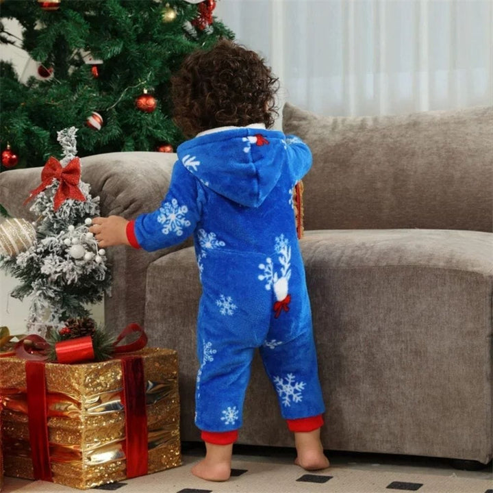 Pyjama Noel Famille Bleu