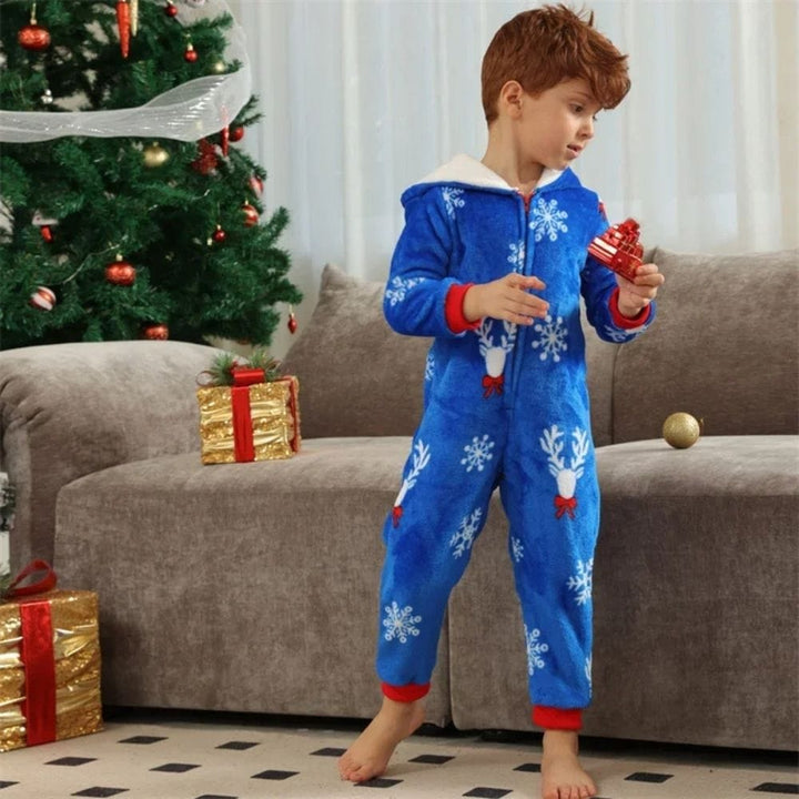 Pyjama Noel Famille Bleu Bleu / Enfant-13-14Y