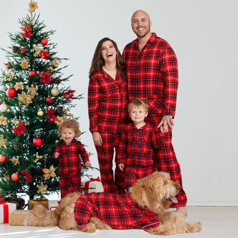 MIRJAI Noël Automne Et Hiver Parent-Enfant Vêtements Famille Porter  Loungewear Pyjama Famille Ensemble