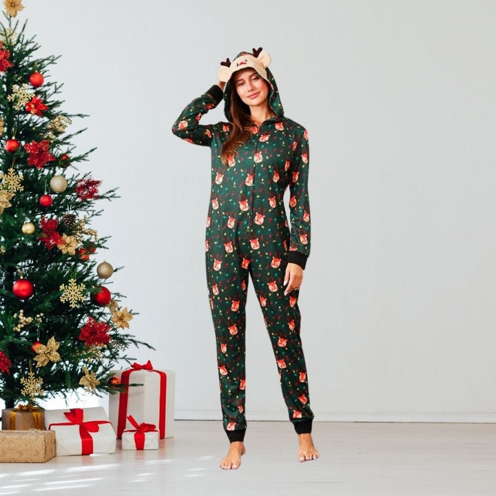 Vert-Sapin / Mère S Pyjamas Noel Famille