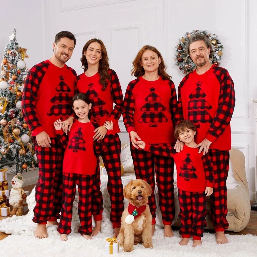 Tenue noël famille sale