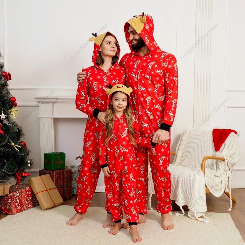 Pyjama Une Pièce Noel Famille