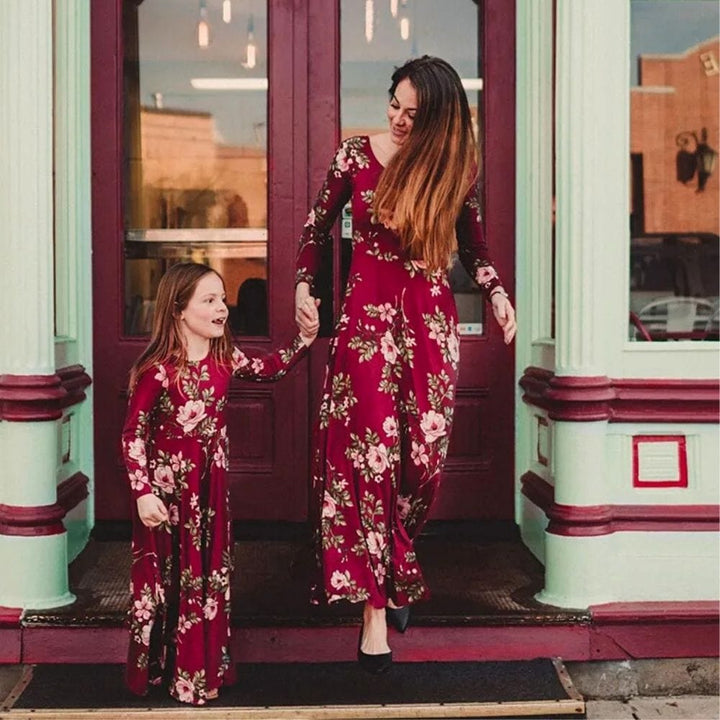 Bordeaux / Maman S Robe mère fille